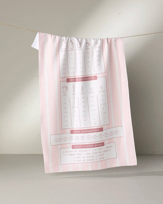 Cheat Sheet Geometry Tea Towel
