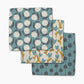 Polka Dot Blooms Geometry Dishcloth Set
