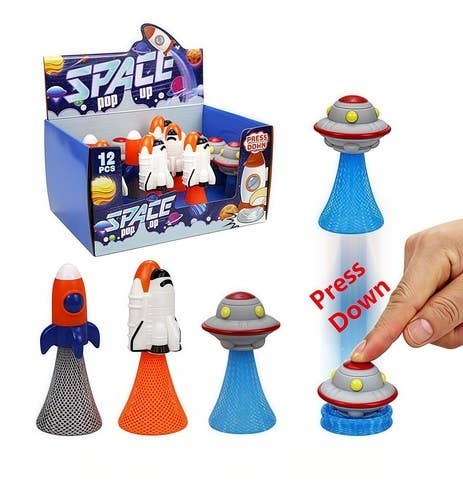 Pop Up Light-Up Space Toy