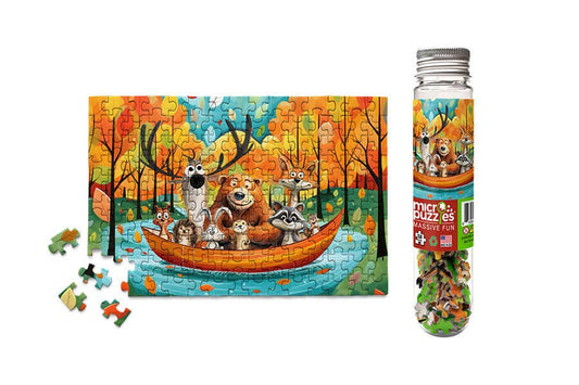 Canoe Critters Mini Jigsaw Puzzle