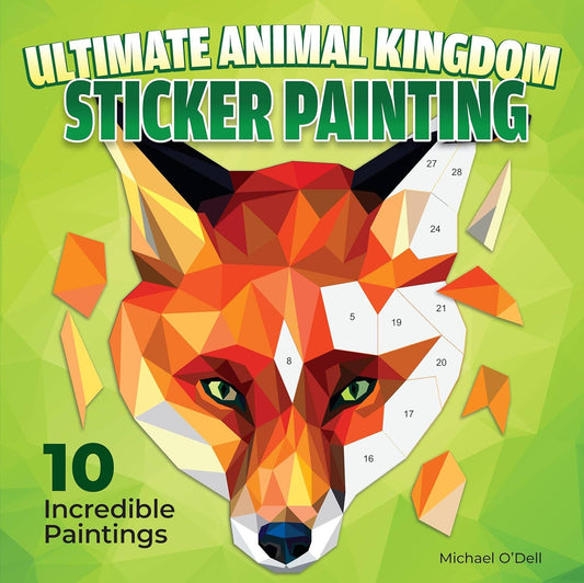 Ultimate Animal Kingdom Sticker Painting - 10 Paintings