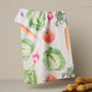 Spring Produce Geometry Tea Towel
