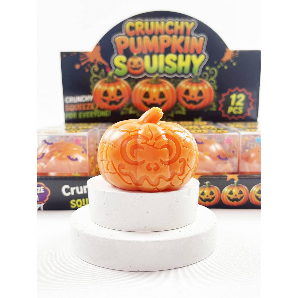 Crunchy Halloween Pumpkin Squishy Toy