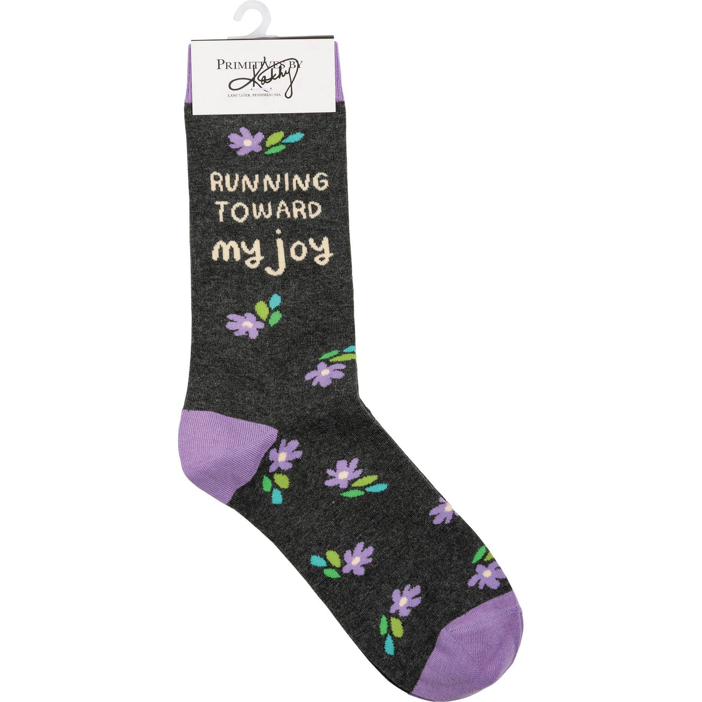 Running Toward My Joy Socks