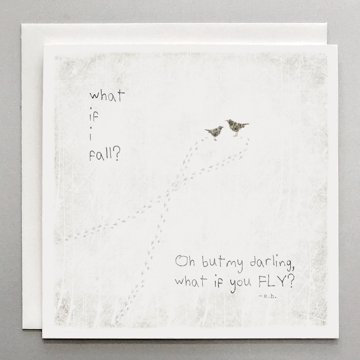What If I Fall - Encouragement Card