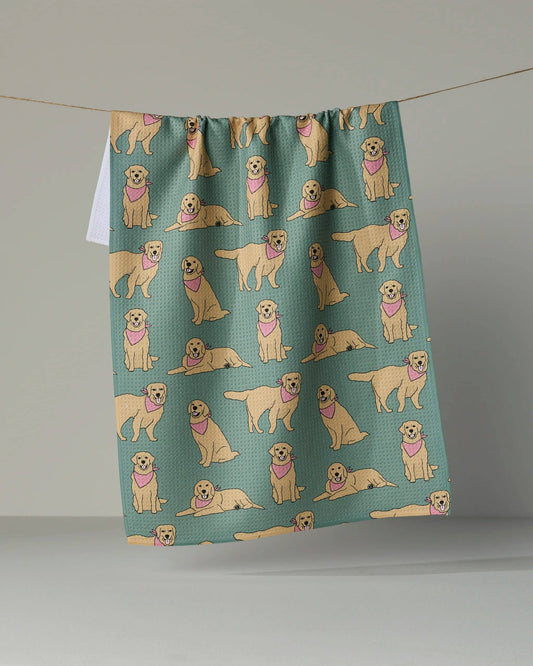 Golden Days Tea Towel