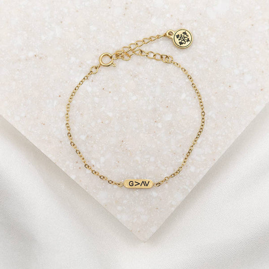 God Is Greater Bracelet