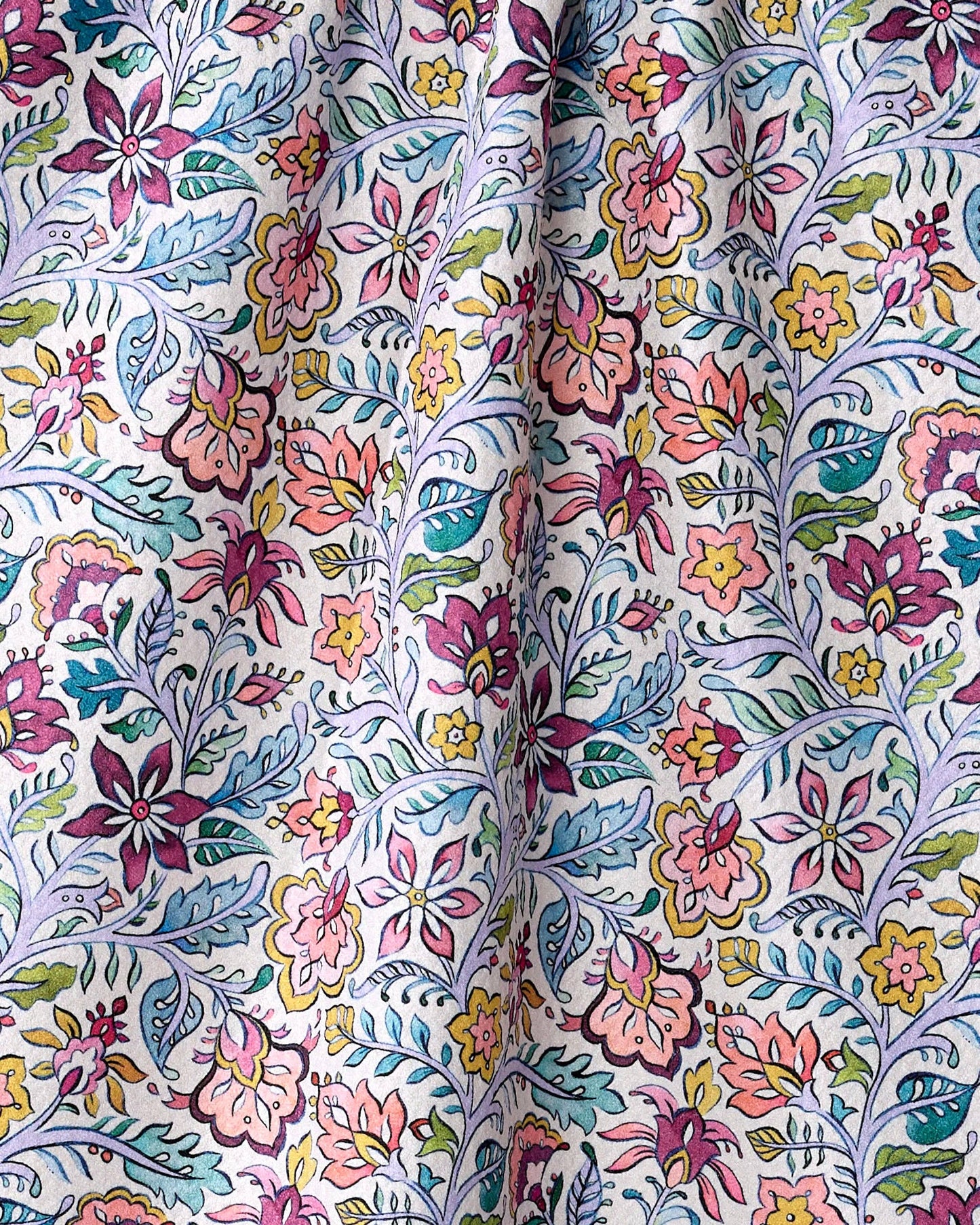 Amethyst Geometry Tea Towel