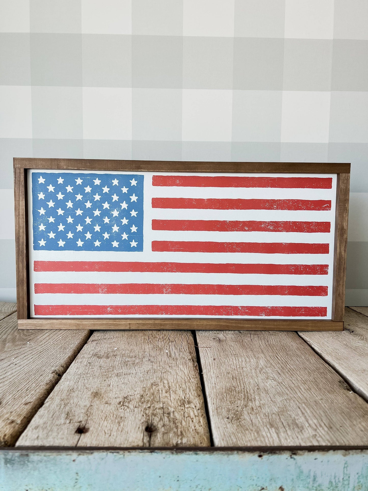Distressed Flag - Sign