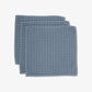 Sky Waffle Washcloth Set