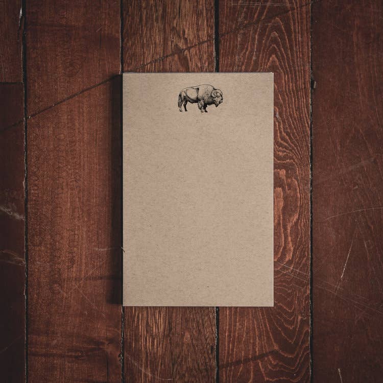 Bison Notepad