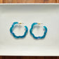 Sea Green Posey Hoops