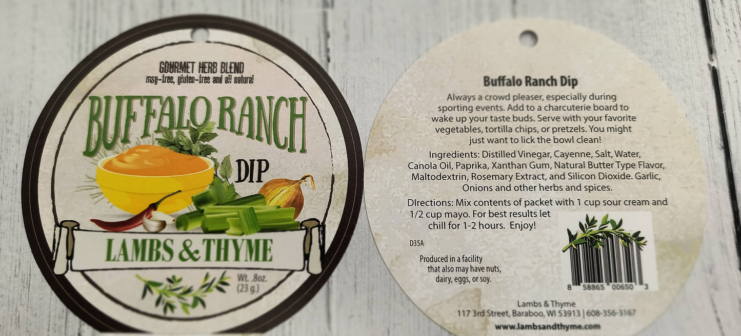 Buffalo Ranch Dip Mix