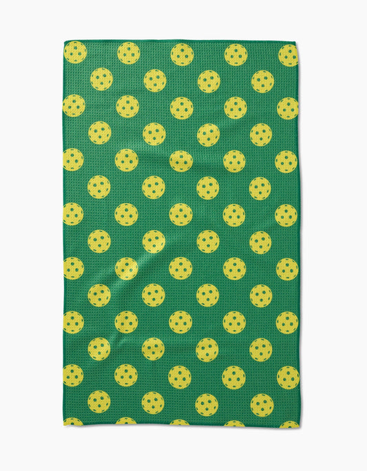 Pickleball Geometry Tea Towel