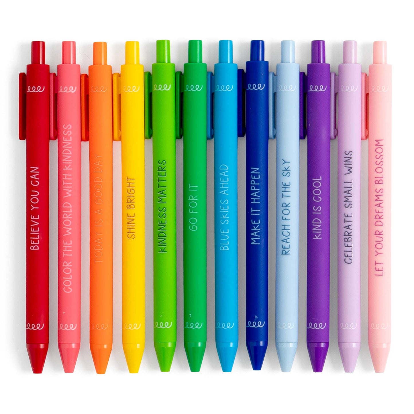 Happy Colors! Positive Affirmations Pen Set