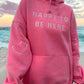 Happy to be Here Embroidered Hoodie