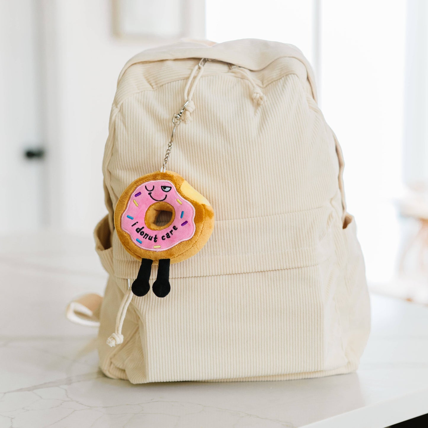 "I Donut Care" Plush  Cute Bag Charm