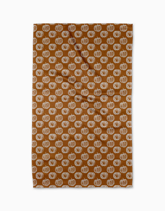 Fall Bounty Geometry Tea Towel
