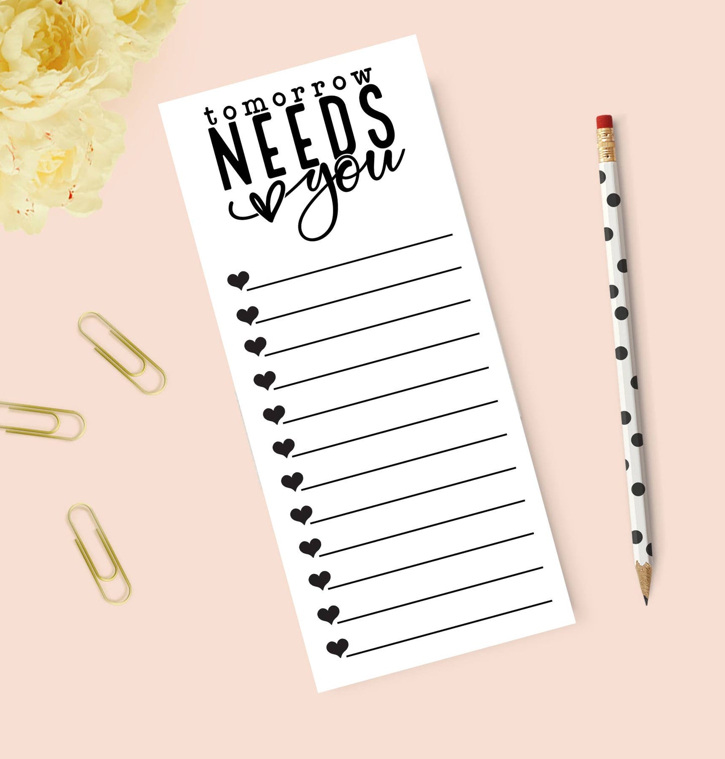 Tomorrow Needs You - Mental Health Notepad