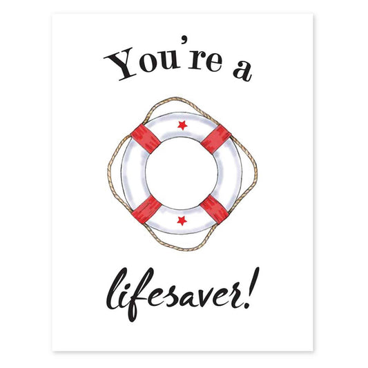Lifesaver Greeting Card