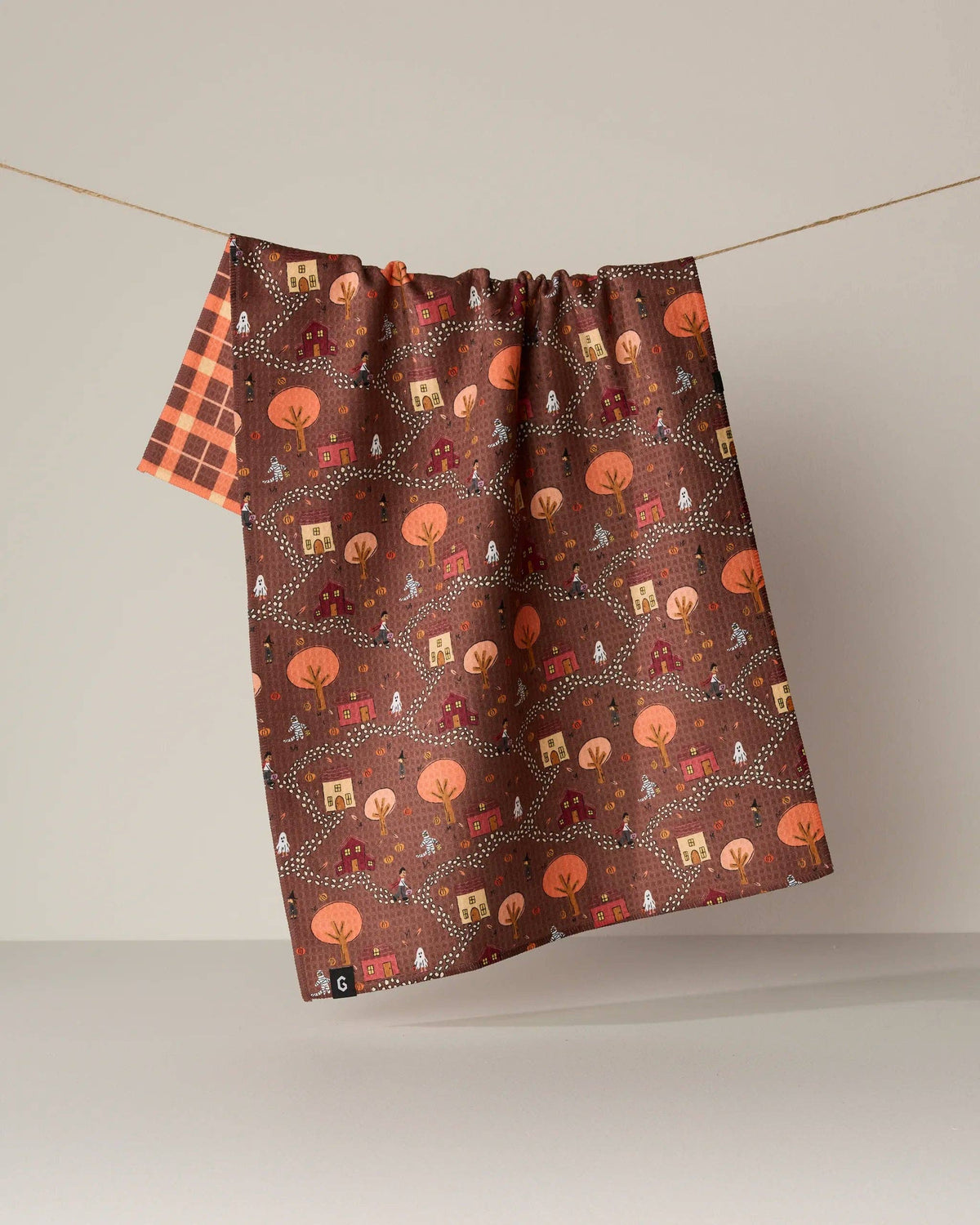 Treat Trail Luxe Kitchen Towel - Halloween 2026