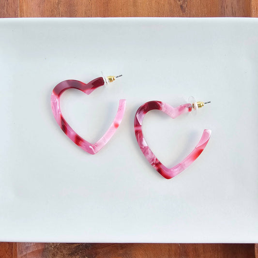 Heart Hoops - Strawberry Fizz