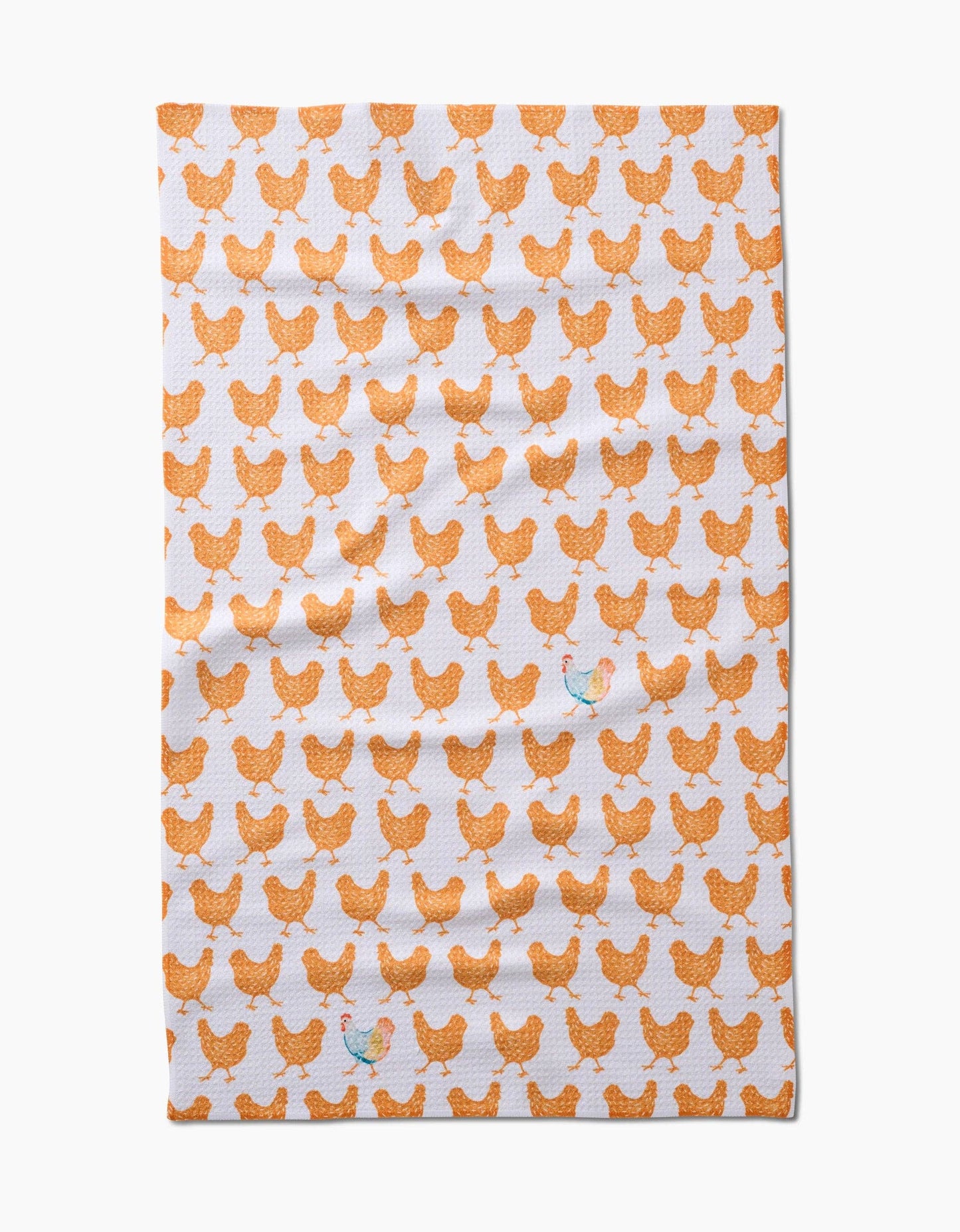 Fun Spring Chicks Geometry Tea Towel