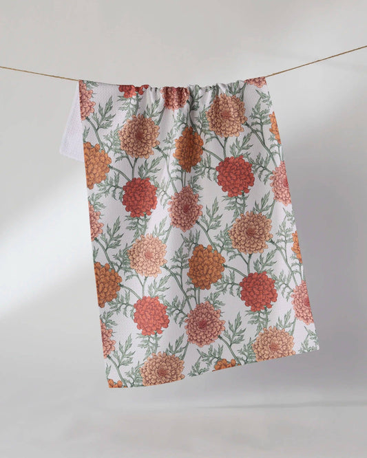 Marigold Manor Geometry Tea Towel