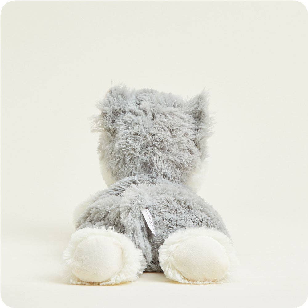 Laying Down Gray Cat Warmies