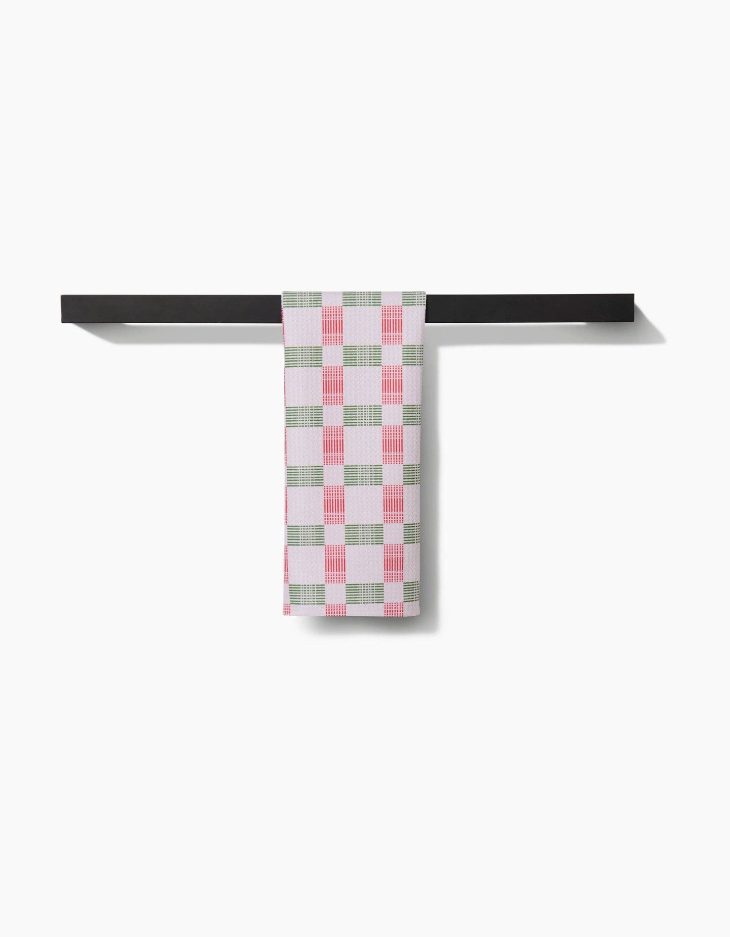 Be Merry Plaid Geometry Bar Towel