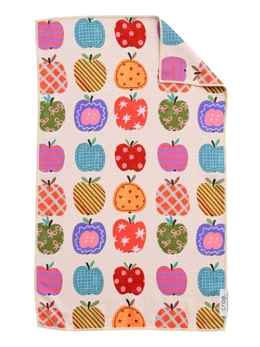 Apple Patch: Double-Sided Crae Hand Towel