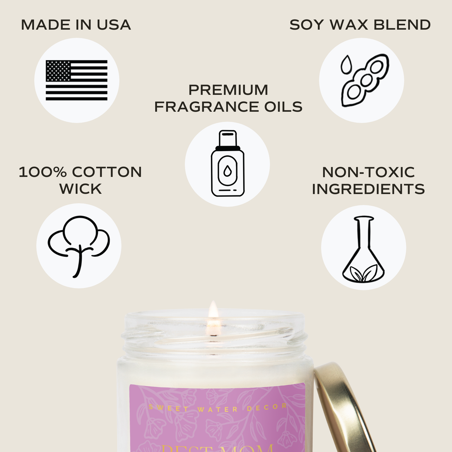 Best Mom Ever - 9 oz Soy Candle