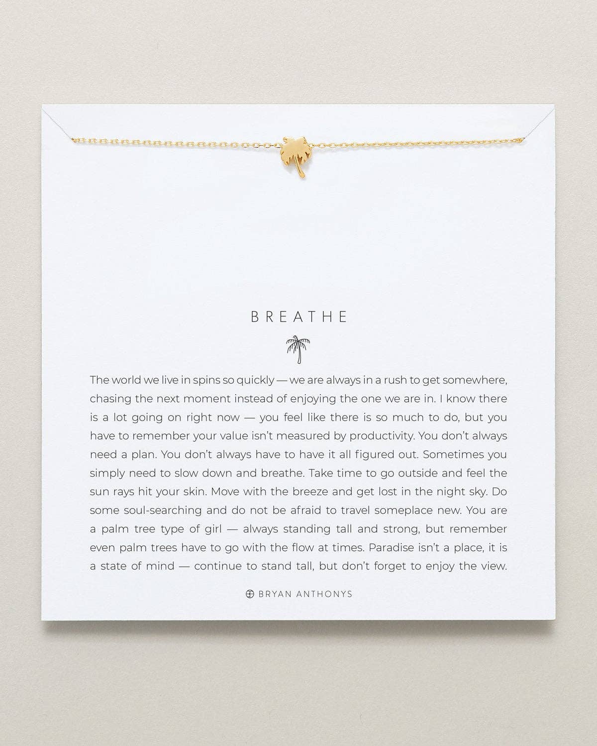 Breathe Icon Necklace