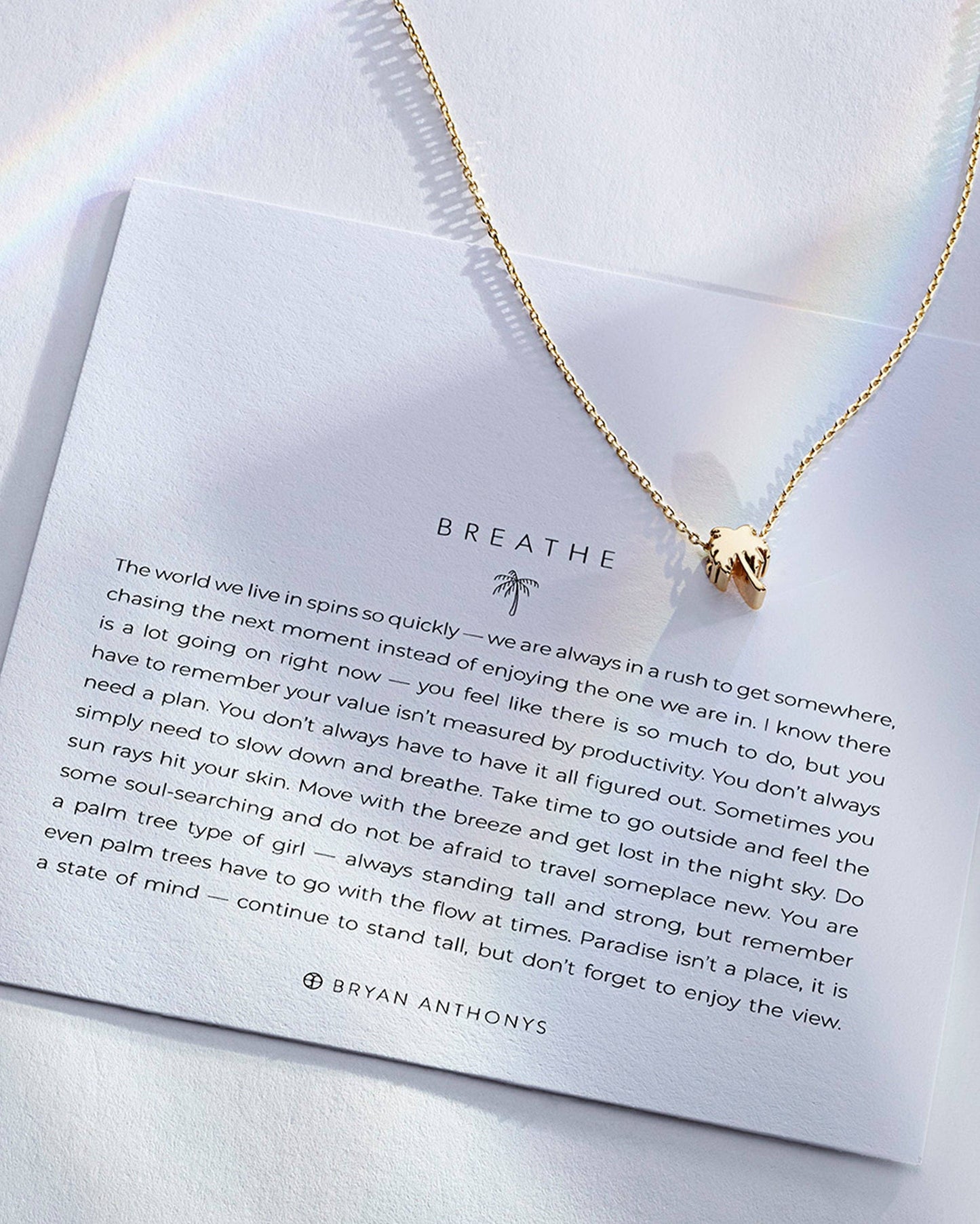 Breathe Icon Necklace