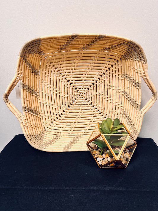 Large Square Basket Tray