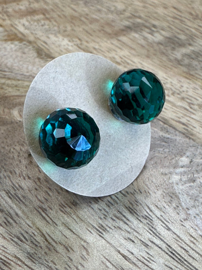 KEMoni Designs Multi-Faceted Crystal Earrings