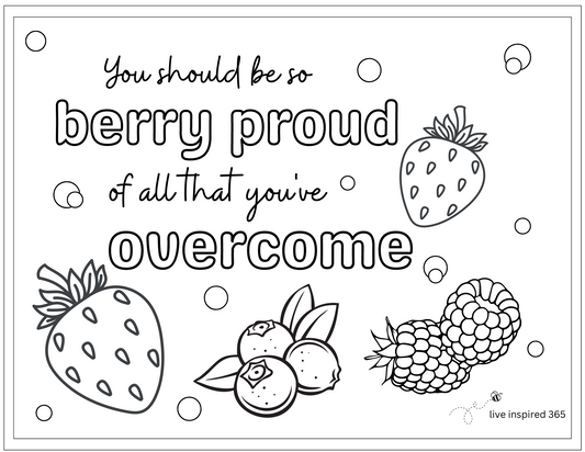 Berry Proud-Coloring Page