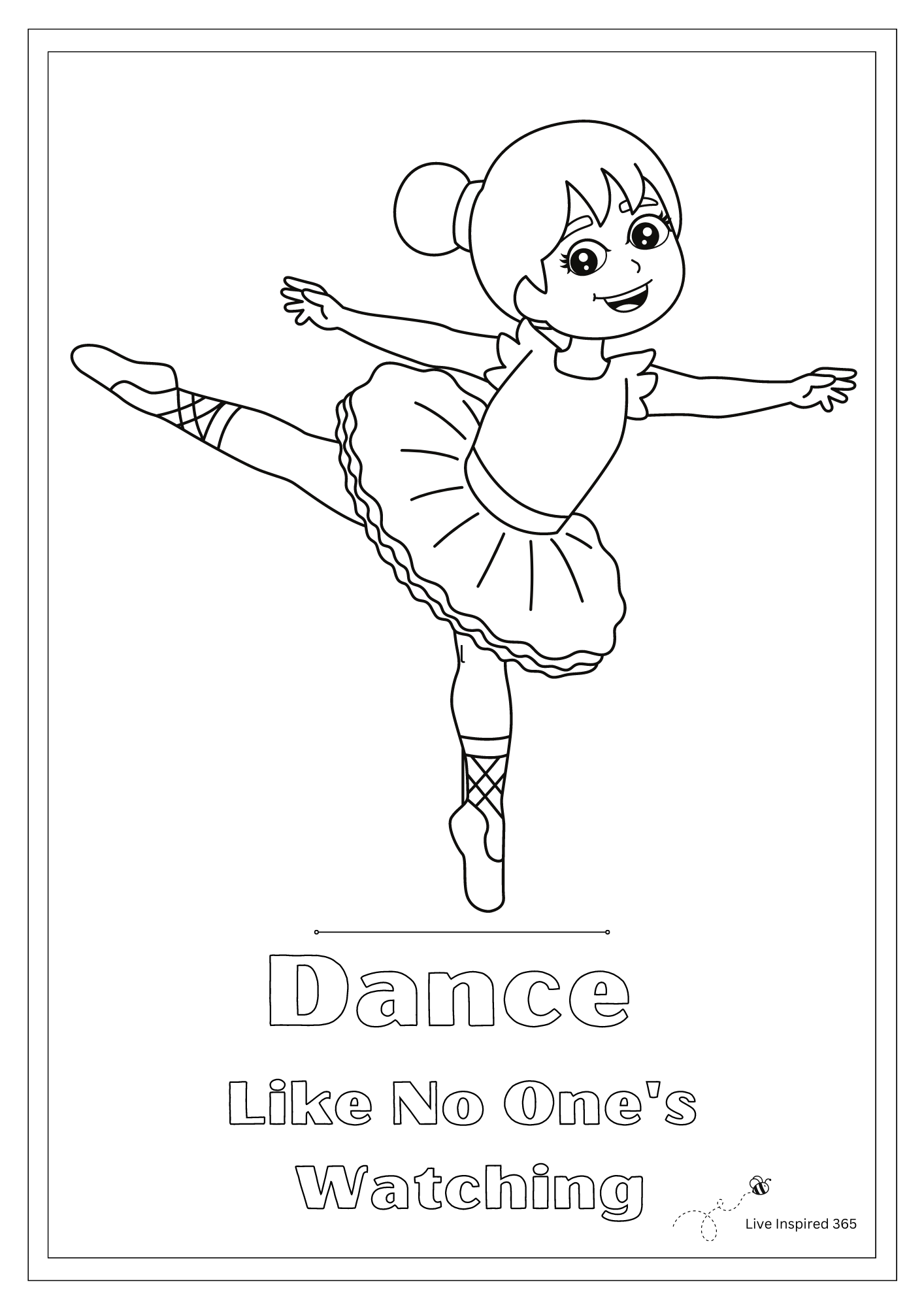 Dance-Coloring Page