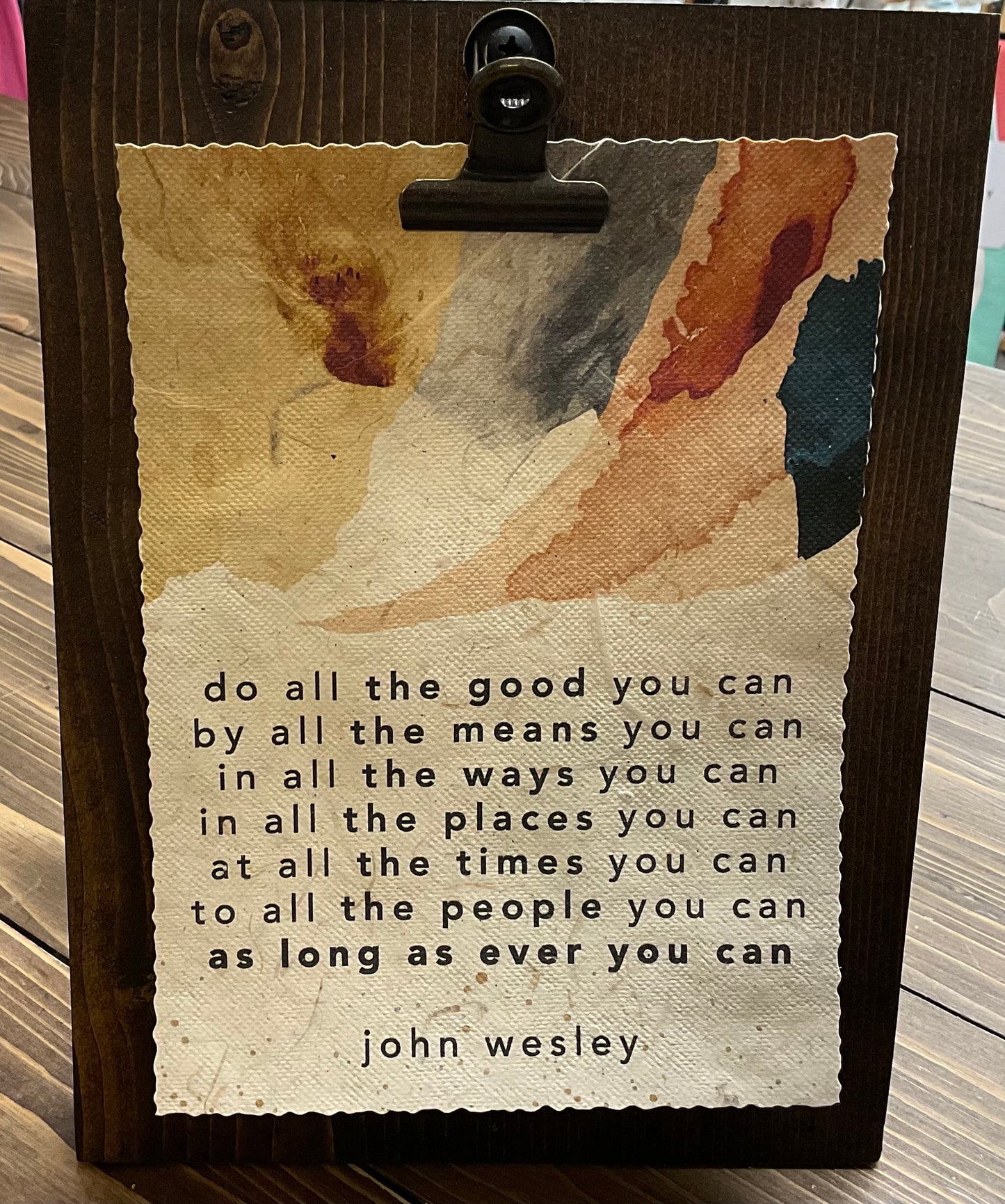 do all the good you can by all the means you can