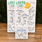 Dinos and Dragons Color & Stickers