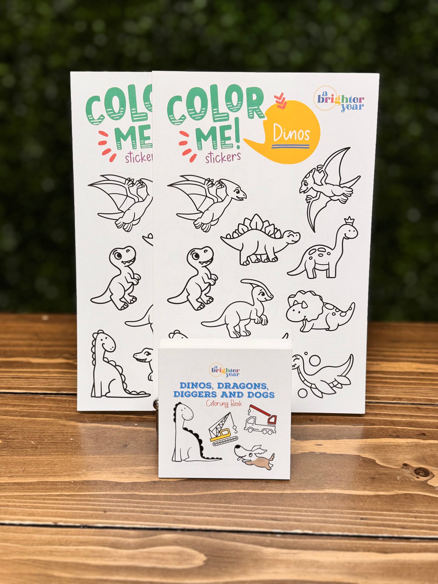 Dinos and Dragons Color & Stickers
