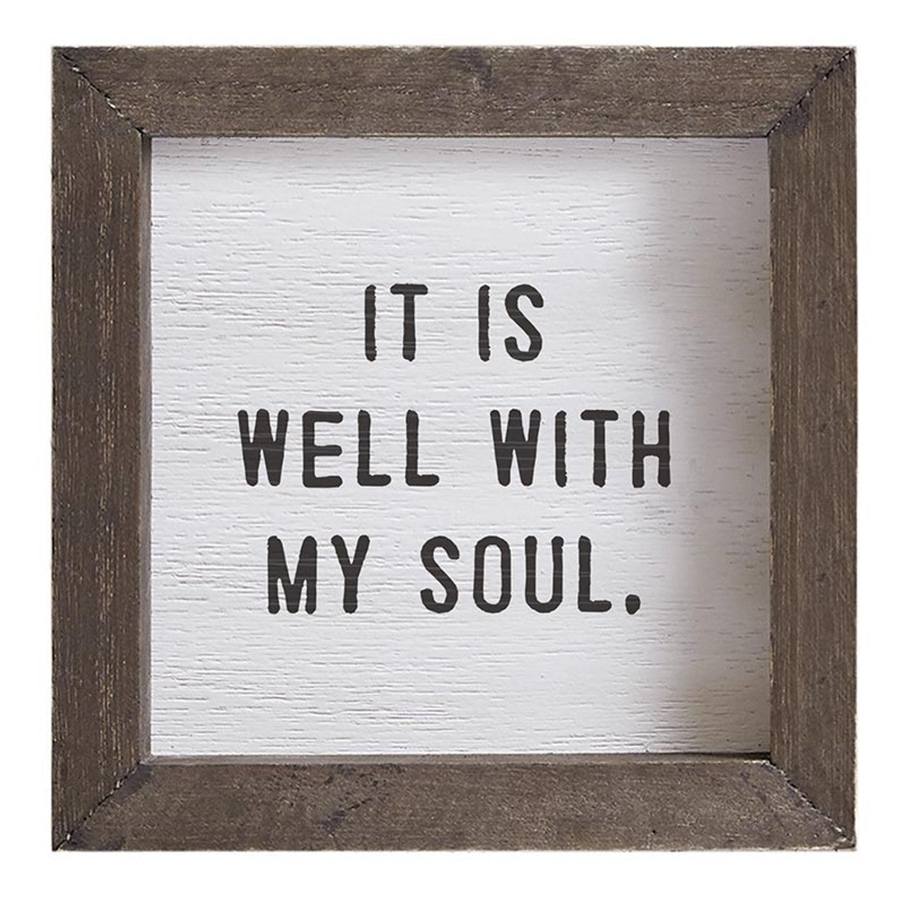 Petite Wood Board - It is Well with my Soul