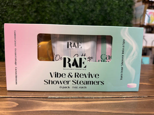 Vibe and Revive Shower Steamers 6 Pack