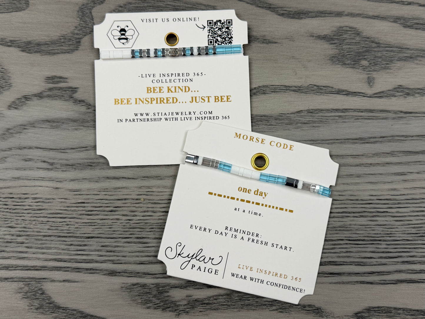 Morse Code Bracelet by Skylar Paige