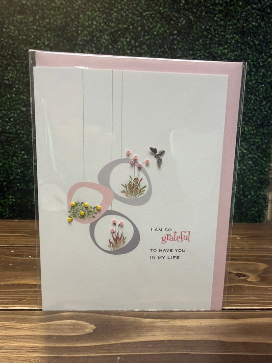 I am so Grateful...| Greeting Card