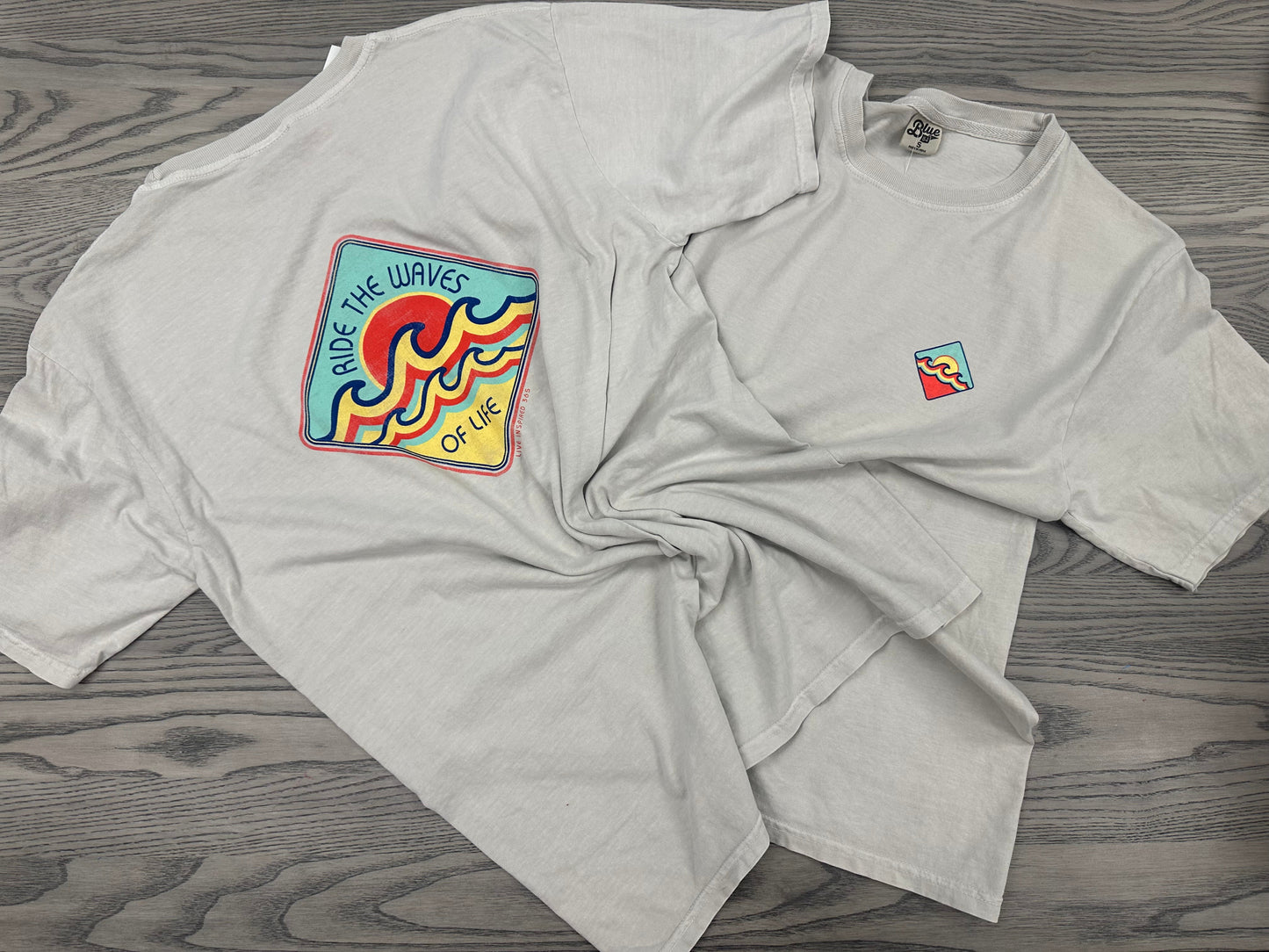 Ride the Waves Ringspun Tee