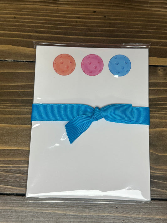 Pickelball Mini Notepad