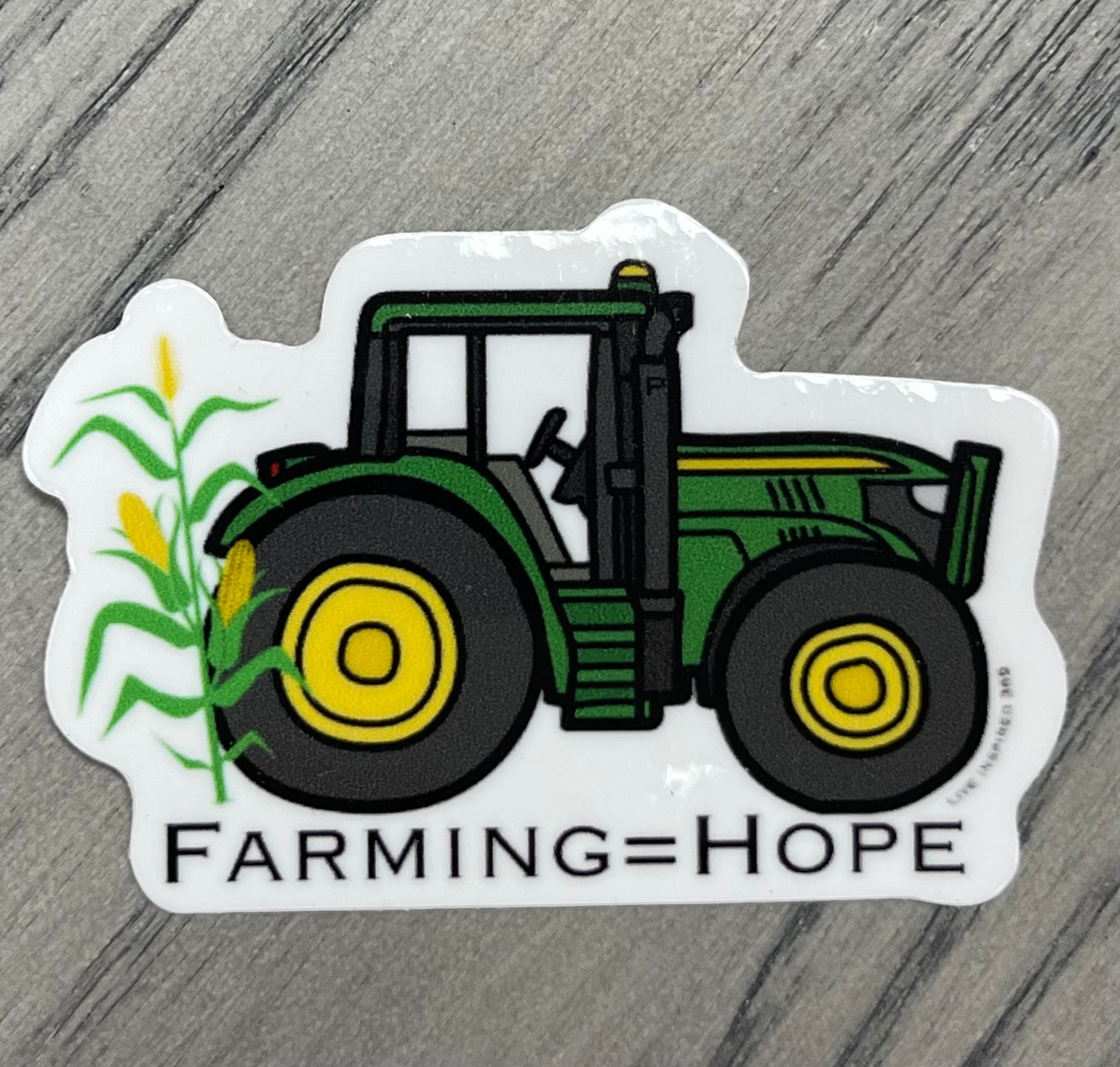 Farming=Hope Sticker