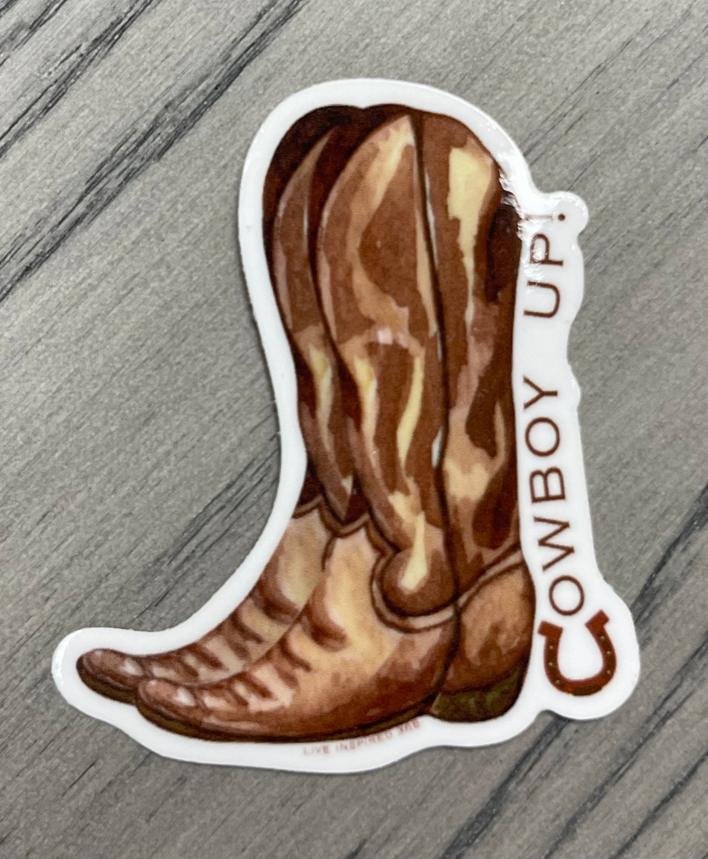 Cowboy Up -sticker
