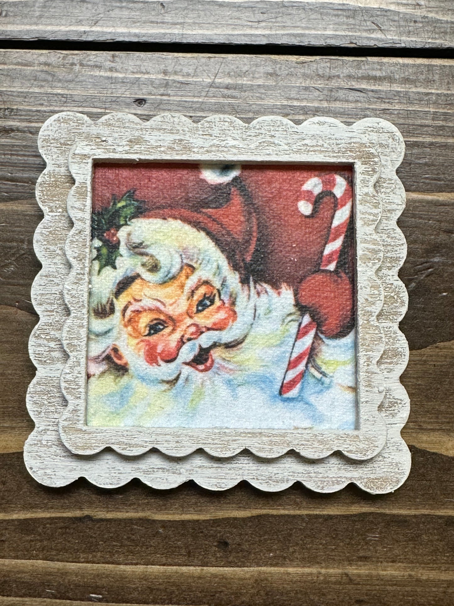 Vintage Style Retro Christmas Magnets